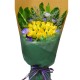 18pcs Yellow Roses Bouquet